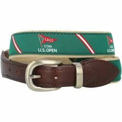 YRI Custom Designs 2023 U.S. Open Green Ribbon Belt
