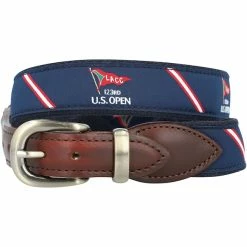 YRI Custom Designs 2023 U.S. Open Navy Ribbon Belt