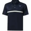 Mizuno Quick Dry Hazard ST Polo In Light Grey