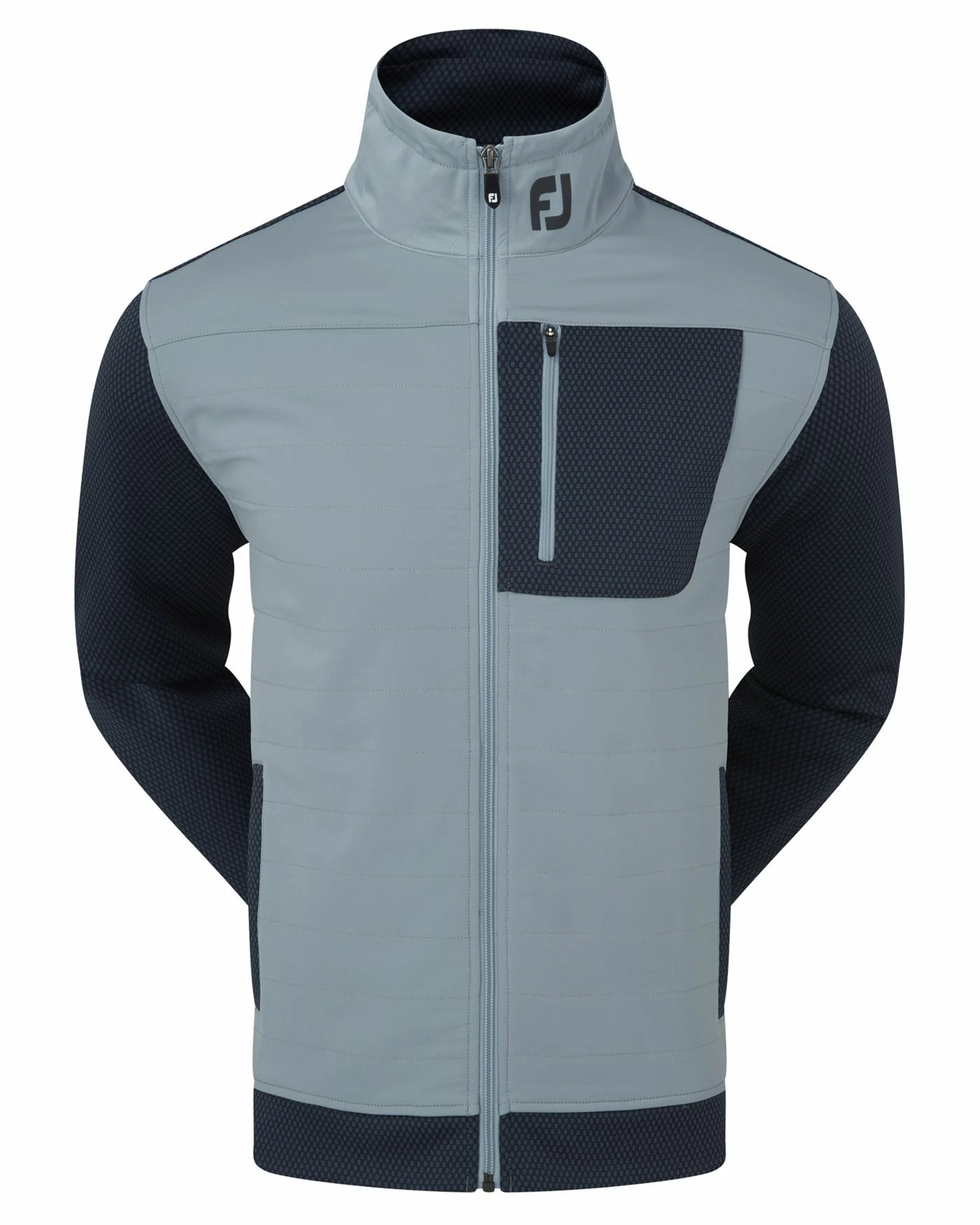 FootJoy ThermoSeries Hybrid Golf Jacket In Navy / Slate - Image 2