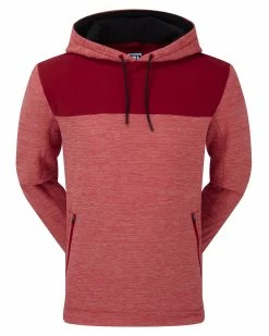 FootJoy Thermal Hoodie In Tonal Red / Black