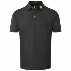 FootJoy Stretch Pique Solid Polo Shirt In Light Blue