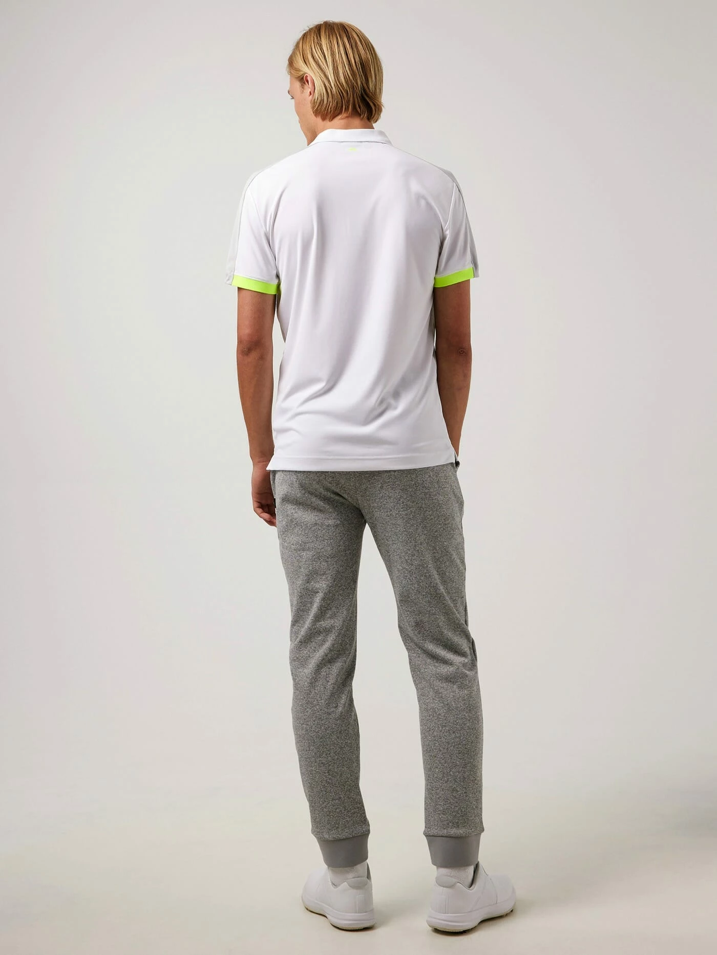 J.Lindeberg Rowland Slim Fit Golf Polo In White - Image 4