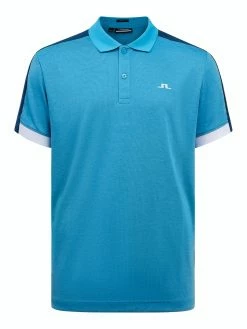 J.Lindeberg Rowland Slim Fit Golf Polo In White