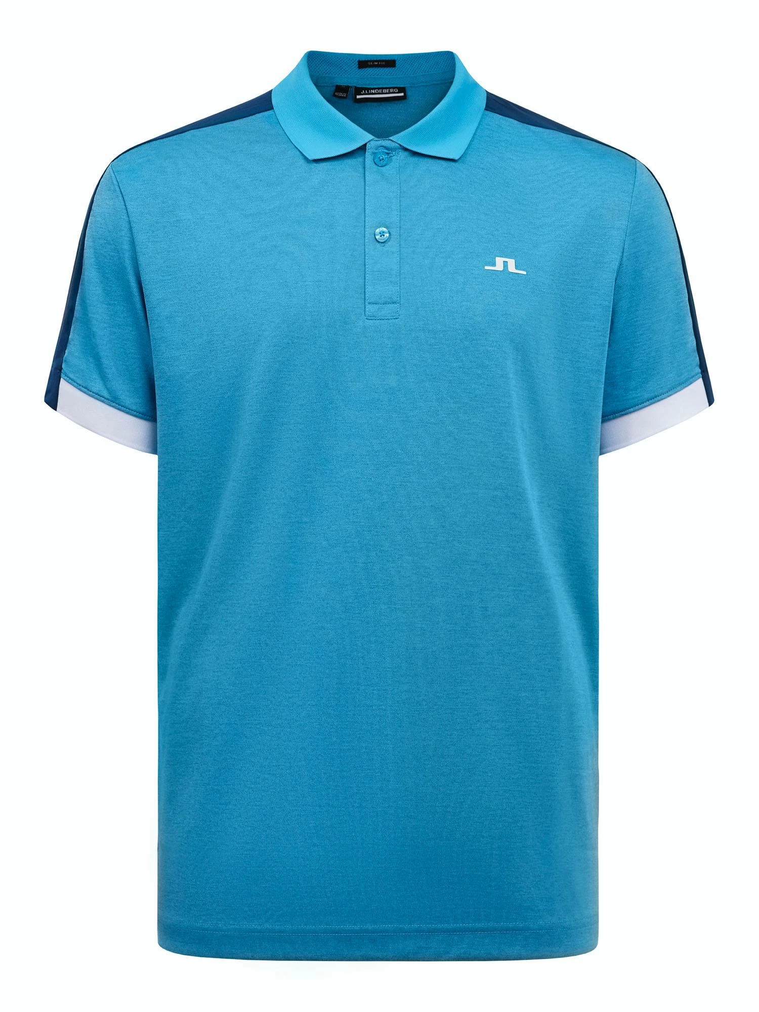 J.Lindeberg Rowland Slim Fit Golf Polo In White