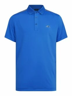 J.Lindeberg Ivan Slim Fit Golf Polo In Blue