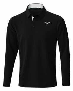FootJoy Mizuno BT Long Sleeve Golf Mens Polo In Blue