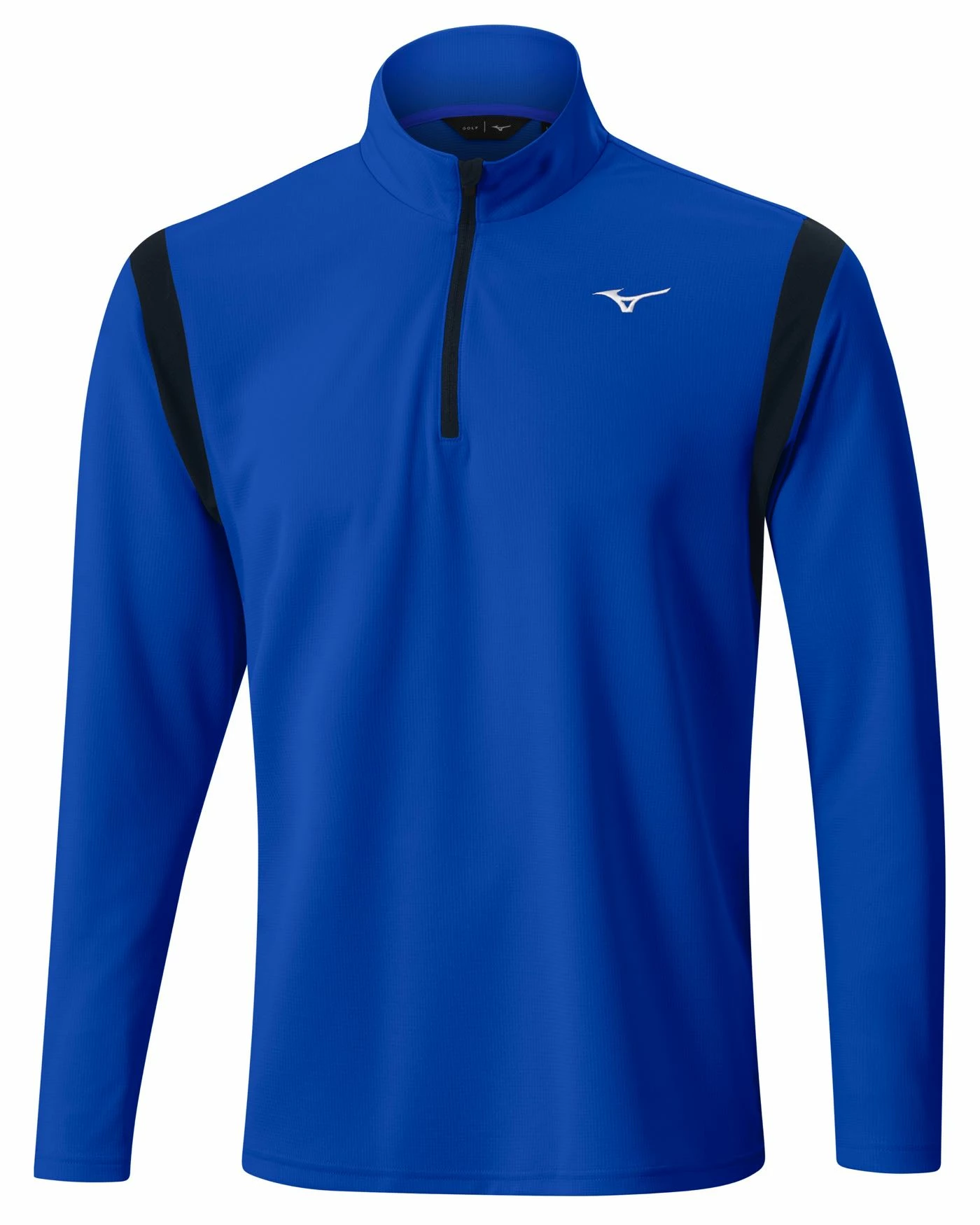 Mizuno Winter Breeze Elite 1/4 Zip Golf Mid Layer In Blue - Image 2