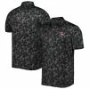 Men's 2023 U.S. Open Adidas Gray/Black Prisma Print Polo