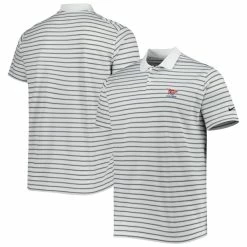 Men's 2023 U.S. Open Nike White/Black Victory Stripe Performance Polo