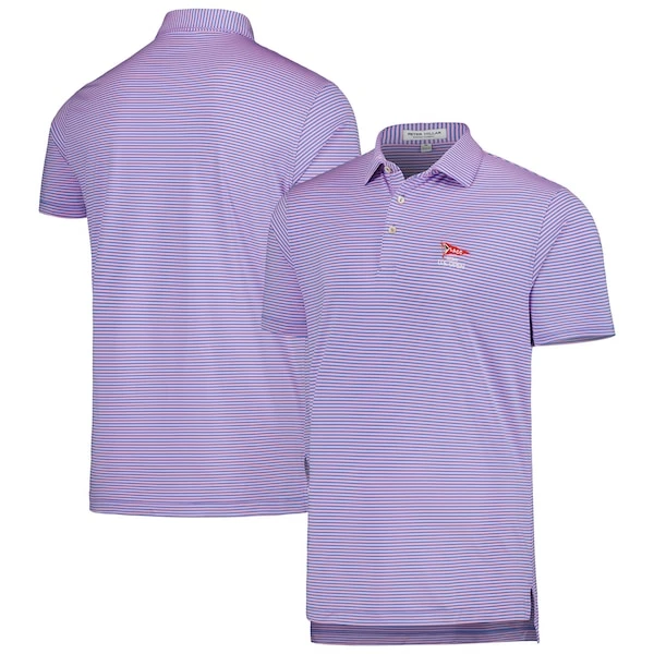 Men's 2023 U.S. Open Peter Millar Purple/Blue Hales Performance Jersey Polo