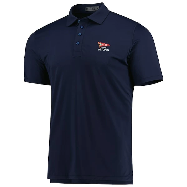 Men's 2023 U.S. Open G/Fore Royal Ice Nylon Polo - Image 3