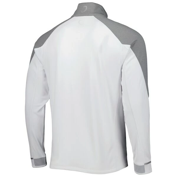 Men's 2023 U.S. Open Zero Restriction White/Gray Raglan Quarter-Zip Jacket - Image 4