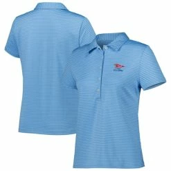 Women's 2023 U.S. Open Renwick Golf Aqua/Light Blue Striped Polo