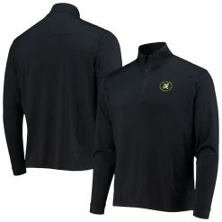 Men's 2022 U.S. Open IBKUL Black Icefil Quarter-Zip Jacket