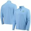 Men's 2022 U.S. Open IBKUL Light Blue Icefil Quarter-Zip Jacket