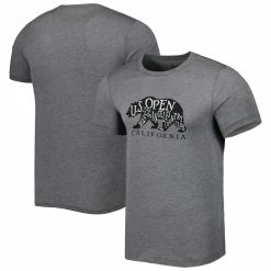Men's 2023 U.S. Open Ahead Heathered Gray Bear Instant Classic Tri-Blend T-Shirt