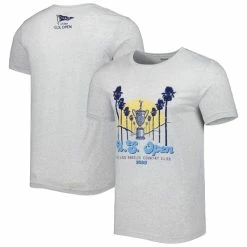 Men's 2023 U.S. Open Ahead Heathered Gray Instant Classic Tri-Blend T-Shirt