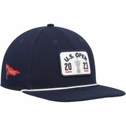 Men's 2023 U.S. Open Ahead Navy Colonial Rope Snapback Hat