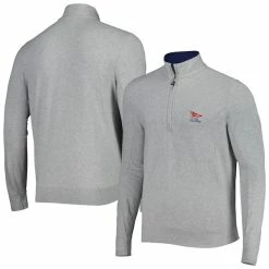 B DRADDY Men's 2023 U.S. Open B. Draddy Heather Gray Russel Quarter-Zip Jacket