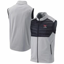 Men's 2023 U.S. Open Columbia Golf Gray Omni-Wick In The Element Full-Zip Vest