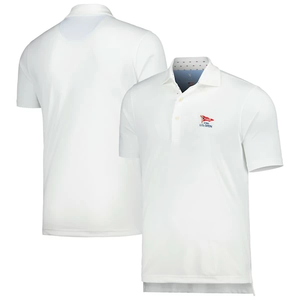 Men's 2023 U.S. Open Fairway & Greene White Chambray Star Jersey Polo - Image 2