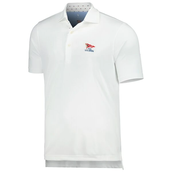 Men's 2023 U.S. Open Fairway & Greene White Chambray Star Jersey Polo - Image 3