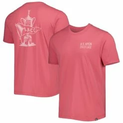Men's 2023 U.S. Open FootJoy Heather Red One Color Logo T-Shirt