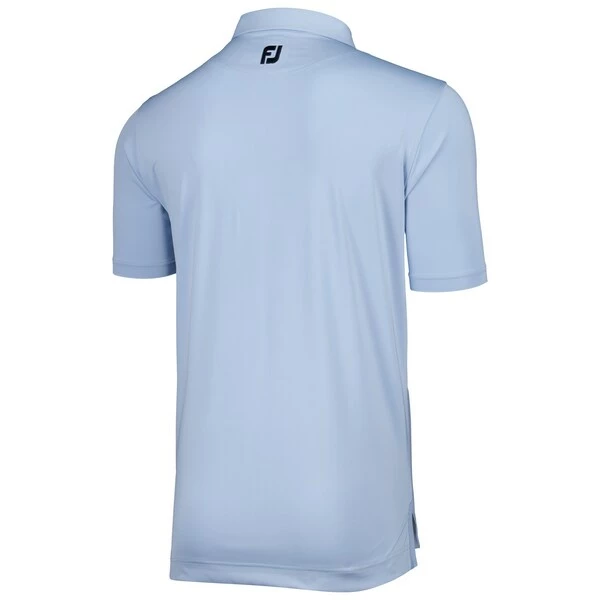 Men's 2023 U.S. Open FootJoy Light Blue Solid Trim Lisle Polo - Image 4