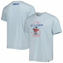 Men's 2023 U.S. Open FootJoy Light Blue Surf Logo T-Shirt