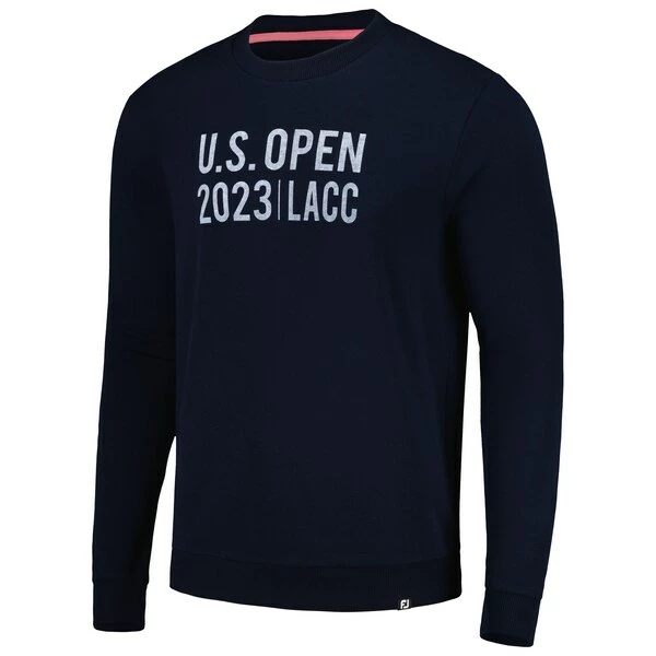 Men's 2023 U.S. Open FootJoy Navy Pullover Sweatshirt - Image 3
