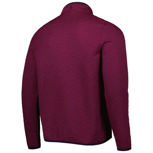 Men's 2023 U.S. Open Holderness & Bourne Maroon The Sullivan Quarter-Snap Top - Image 4