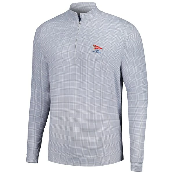 Men's 2023 U.S. Open Johnnie-O Gray Justin Quarter-Zip Jacket - Image 3