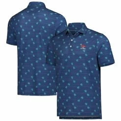Men's 2023 U.S. Open Johnnie-O Navy Lucky Streak Polo