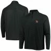 Men's 2023 U.S. Open Nike Black Performance Raglan Half-Zip Top