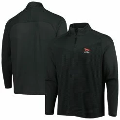 Men's 2023 U.S. Open Nike Black Performance Raglan Half-Zip Top