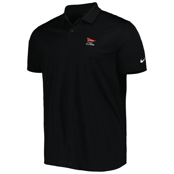 Men's 2023 U.S. Open Nike Black Victory Solid Performance Polo - Image 3