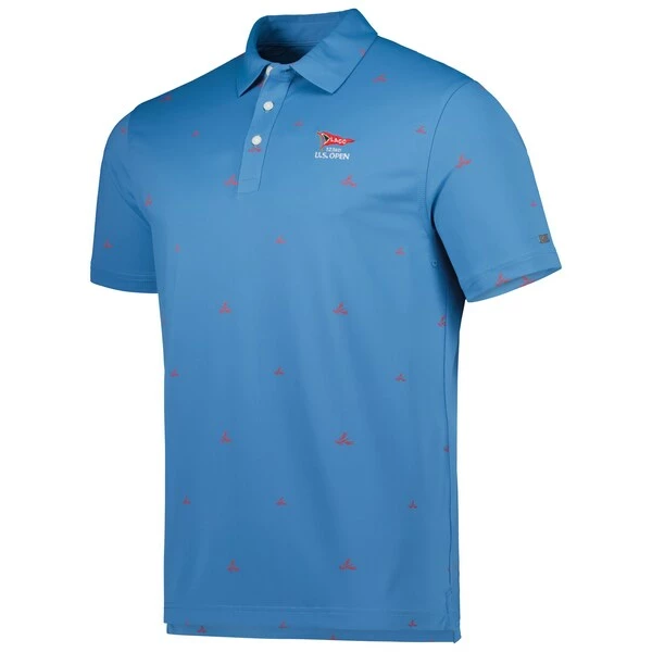 Men's 2023 U.S. Open Nike Blue Player Performance Polo - Image 3