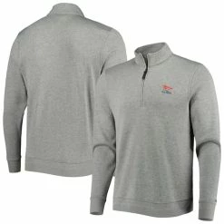 Men's 2023 U.S. Open Nike Heather Gray Player Quarter-Zip Top