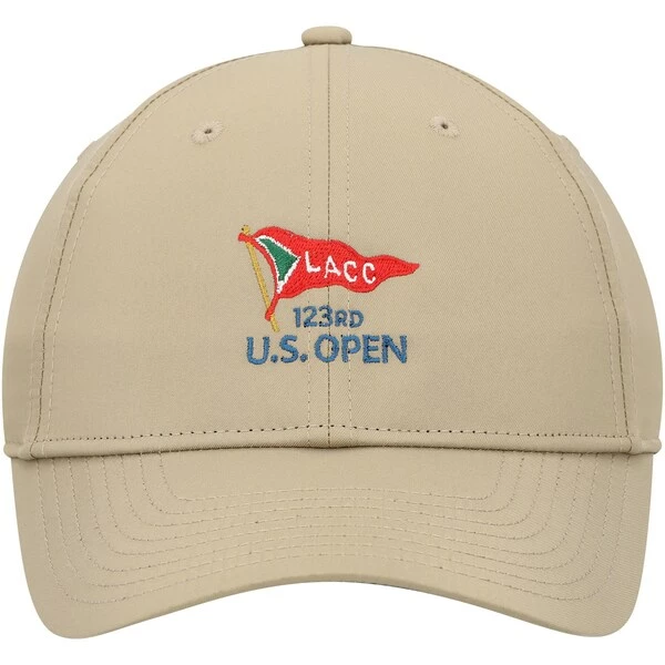 Men's 2023 U.S. Open Nike Khaki Legacy91 Tech Performance Adjustable Hat - Image 3