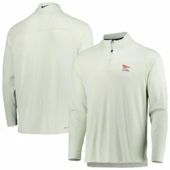 Men's 2023 U.S. Open Nike Light Green Performance Raglan Half-Zip Top