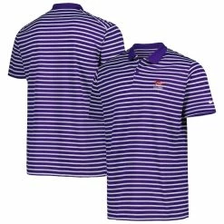 Men's 2023 U.S. Open Nike Purple Victory Stripe Performance Polo