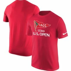 Men's 2023 U.S. Open Nike Red Core T-Shirt
