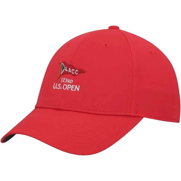 Men's 2023 U.S. Open Nike Red Legacy91 Tech Custom Performance Adjustable Hat - Image 2