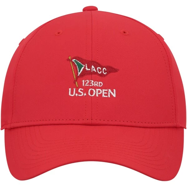 Men's 2023 U.S. Open Nike Red Legacy91 Tech Custom Performance Adjustable Hat - Image 3