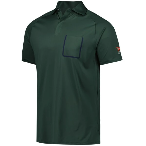 Men's 2023 U.S. Open Peter Millar Green Forge Performance Jersey Polo - Image 3