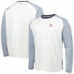 Men's 2023 U.S. Open Peter Millar White Cradle Raglan Pullover Sweatshirt