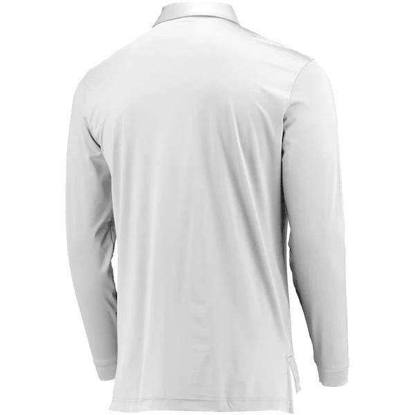Men's 2023 U.S. Open Peter Millar White Solid Performance Jersey Long Sleeve Polo - Image 4