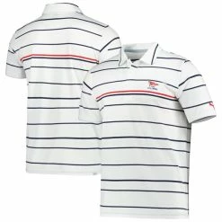Men's 2023 U.S. Open Puma White Mattr Border Lines Polo