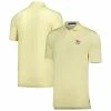 Men's 2023 U.S. Open Turtleson Yellow Clarence Mini Diamond Jacquard Polo